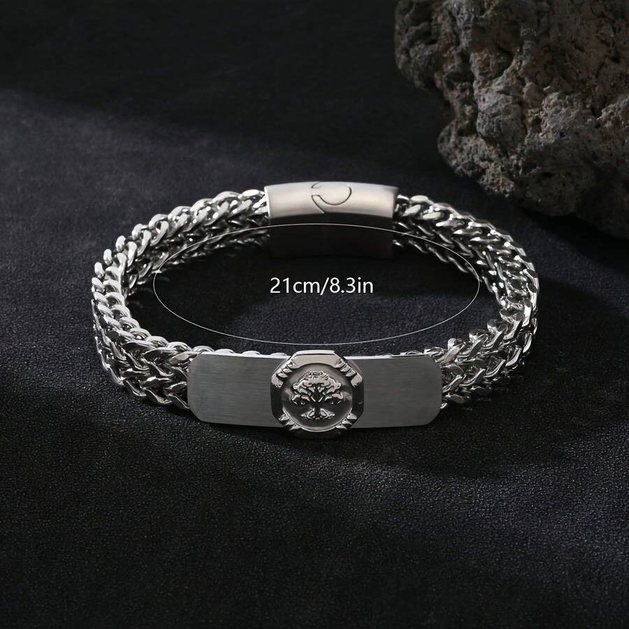 Gorgeous Small Tree Shaped Men's Bracelet