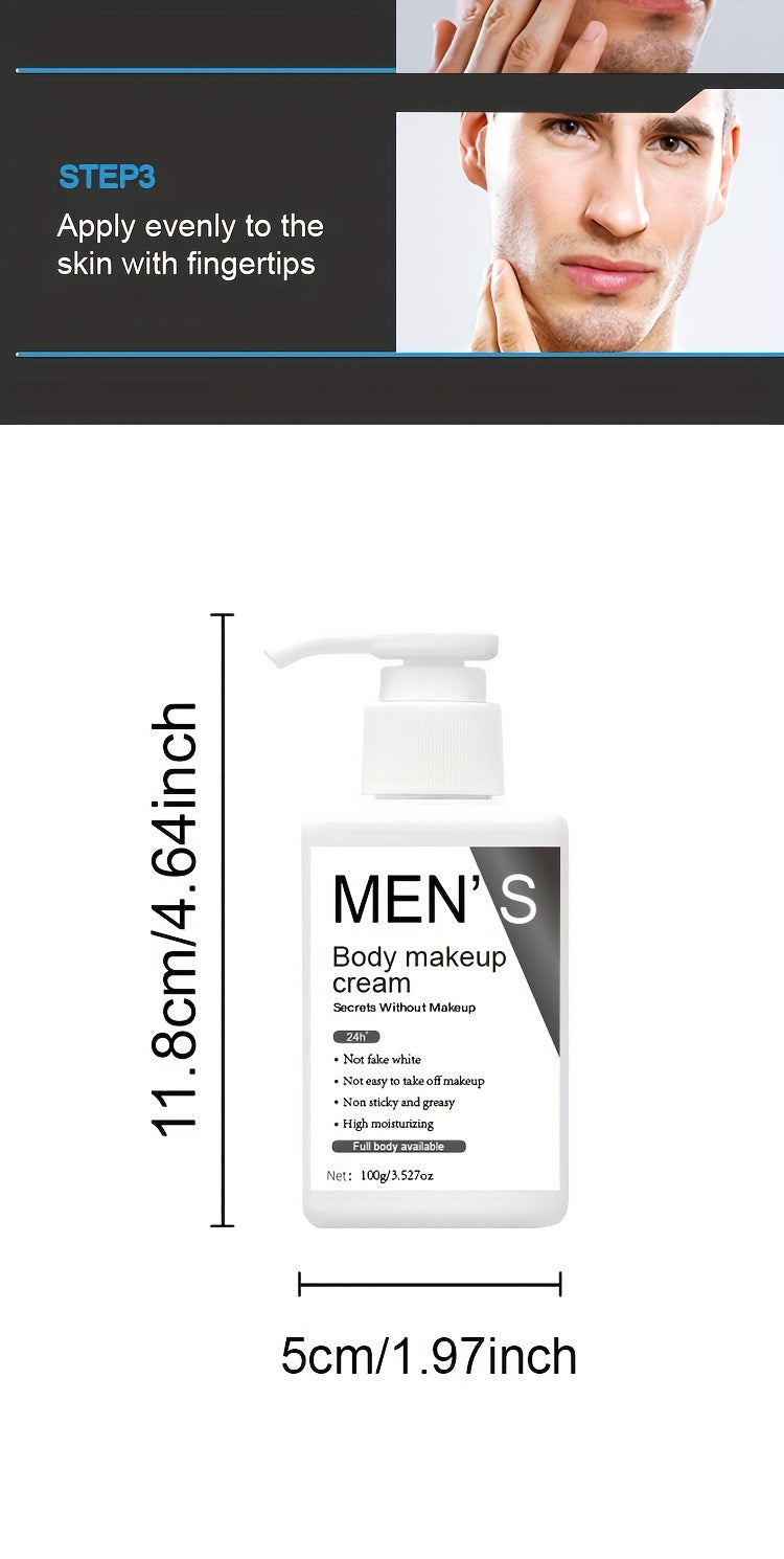 EMTERINE Men's Tinted Moisturizer Concealer Cream