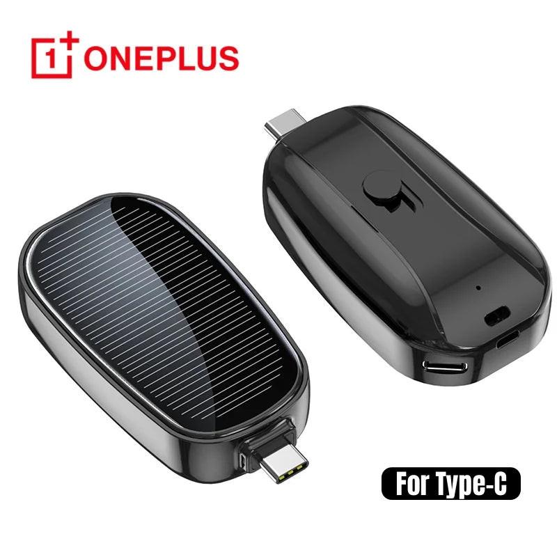 Solar Mini Power Bank Key Ring – Emergency Charger (1200mAh)