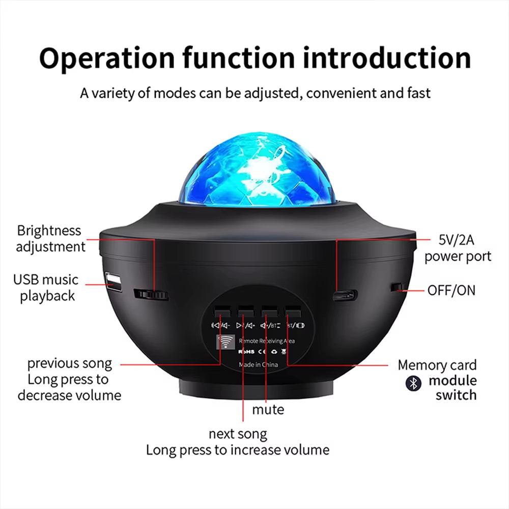 Bring the Universe Home – Galaxy Projector with Music & 21 Starry Modes