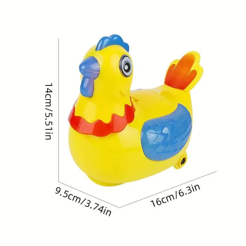 Walk, Cluck & Surprise – Electric Hen Laying Eggs Toy with Lights, Music & Obstacle Avoidance