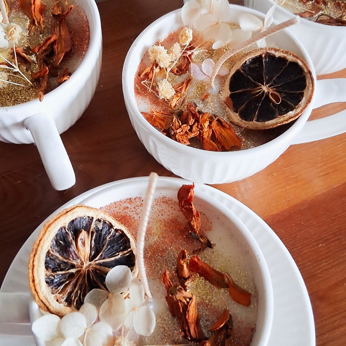 Unscented Autumnal Soy Cup Candle