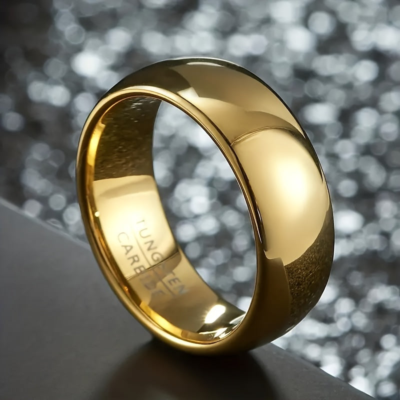 Wide Band Ring Luxury Simple Style Finger Ring