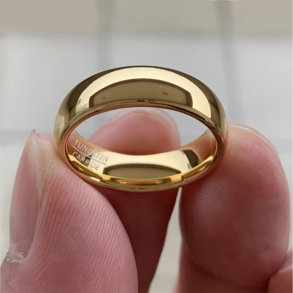 Wide Band Ring Luxury Simple Style Finger Ring