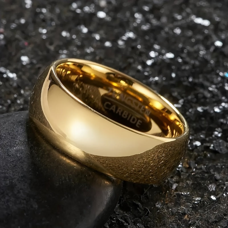 Wide Band Ring Luxury Simple Style Finger Ring