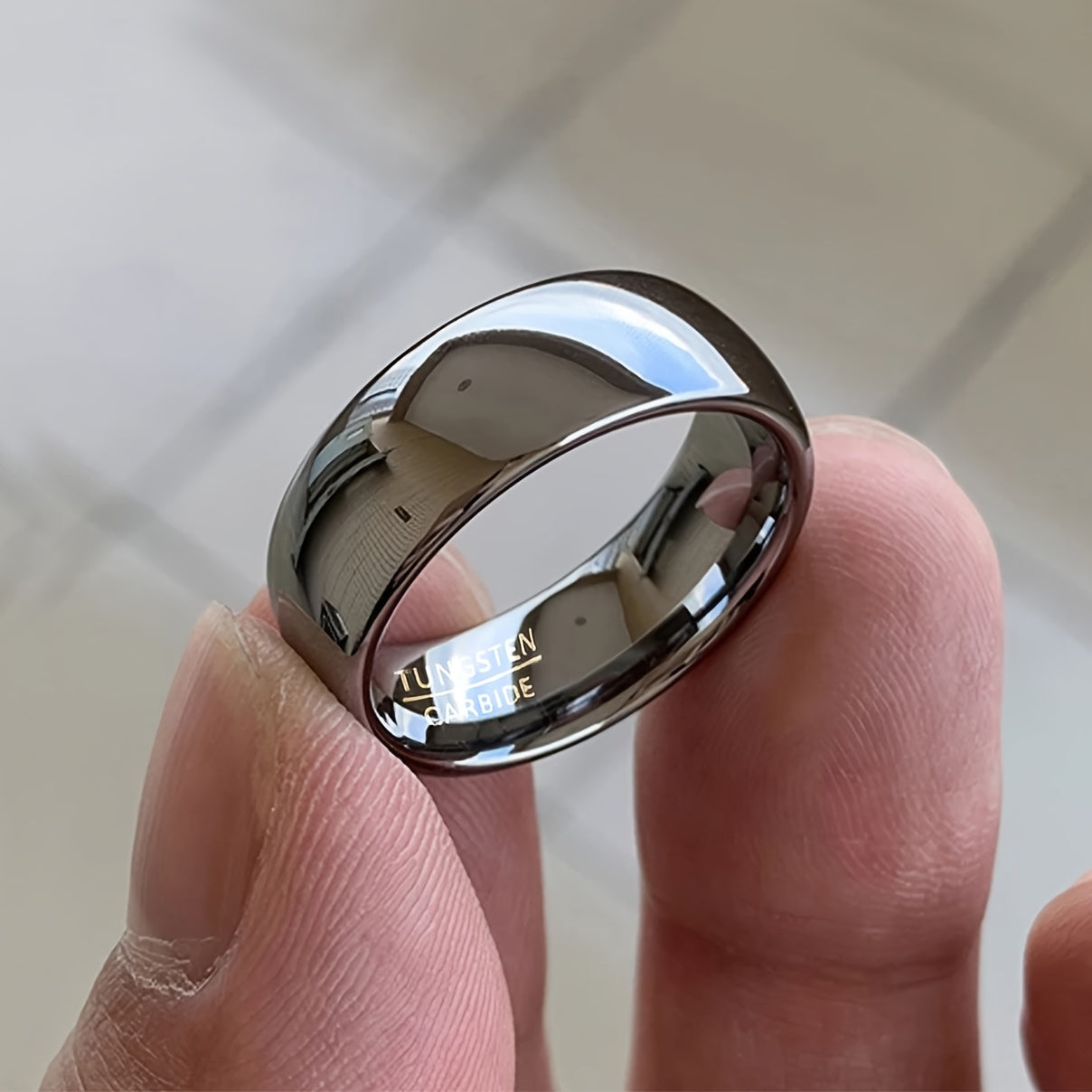 Wide Band Ring Luxury Simple Style Finger Ring
