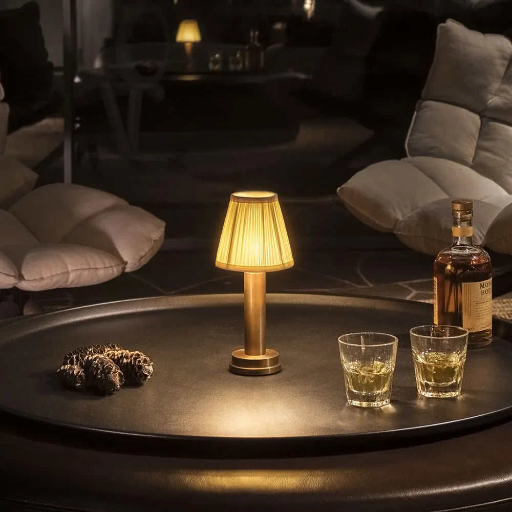 Fabric Bar Table Lamp - Dimmable Wireless Atmosphere Light