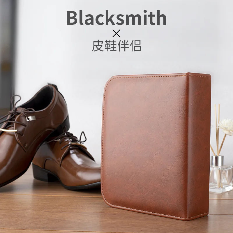 Horse hair brush leather shoes oil set 9-piece 11-piece leather shoes brush leather care set.