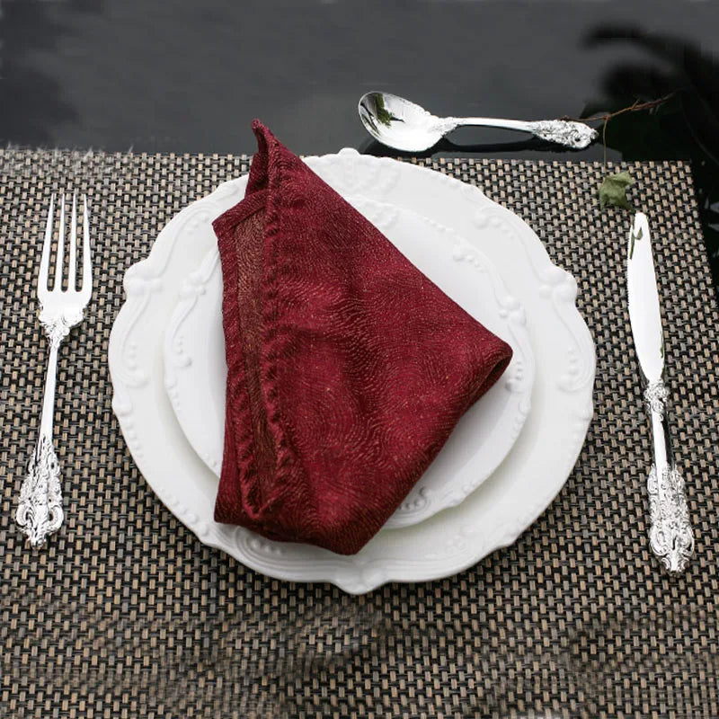 Wedding Tableware Silver Plated Dinnerware Set