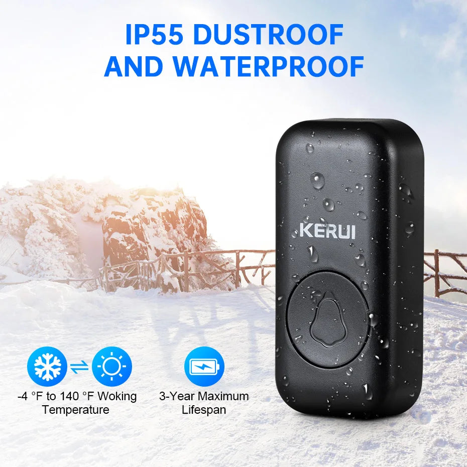 Waterproof Doorbell for Full-Proof Home Security