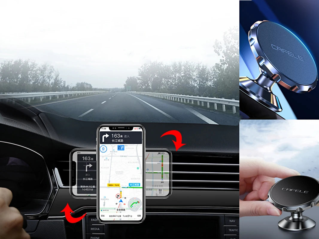 Magnetic Car Phone Holder for Smartphone and GPS