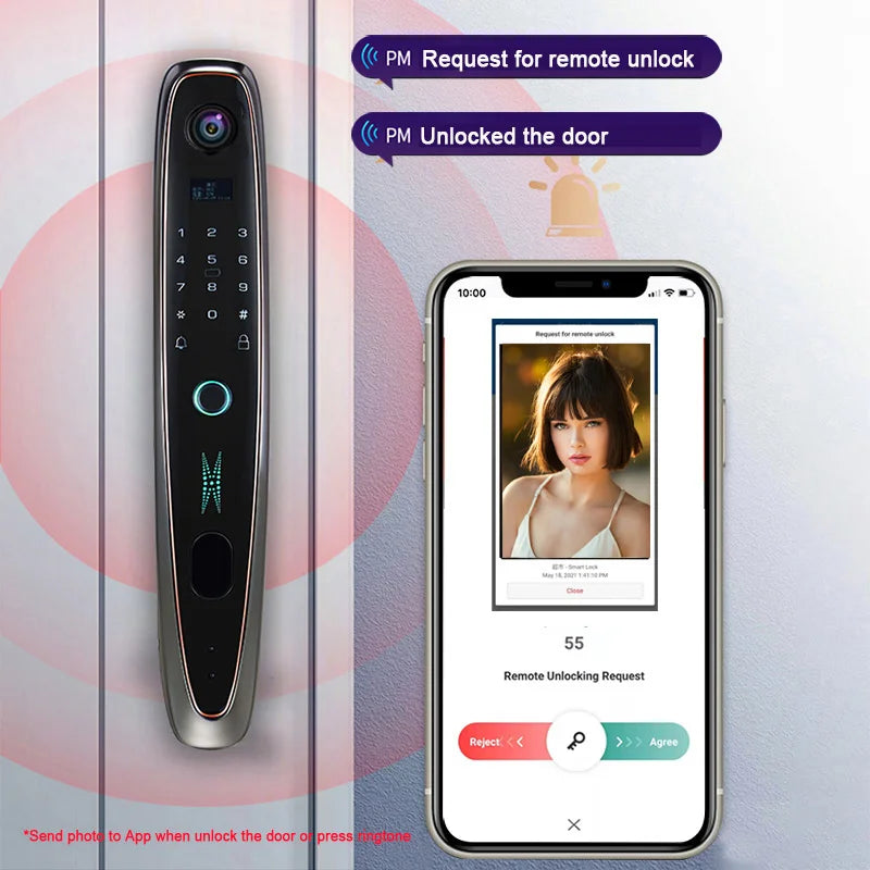 Tuya Smart Door Lock Biometric Security Hub
