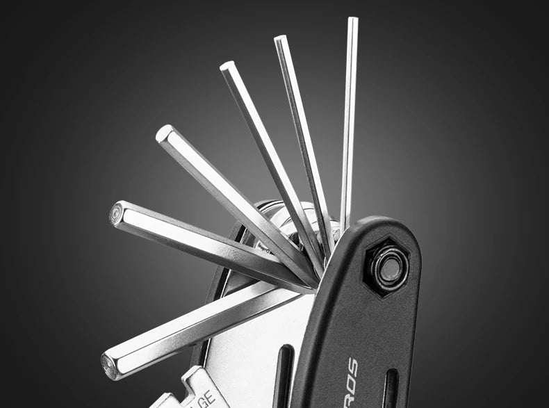ROCKBROS 16 in 1 Multifunction Bicycle Repair Tools Kit - Hex Spoke Cycling Screwdriver Tool - MTB Mountain Cycling Bike Repair Tool