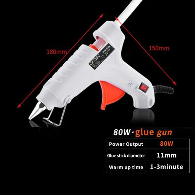 Industrial Electric Silicone Glue Guns with a thermo glue stick & repair heat tools