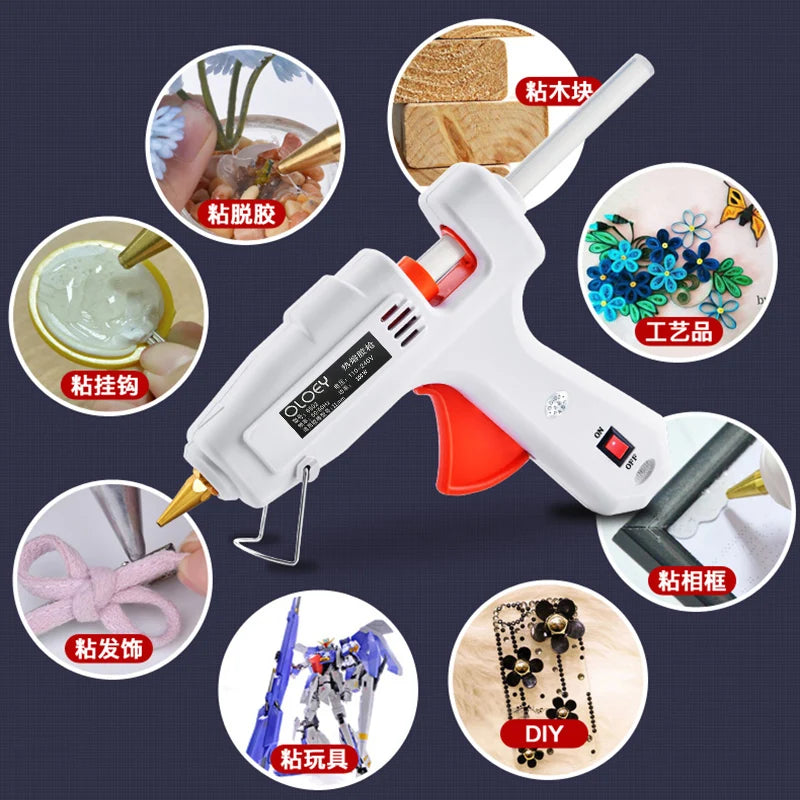 Industrial Electric Silicone Glue Guns with a thermo glue stick & repair heat tools