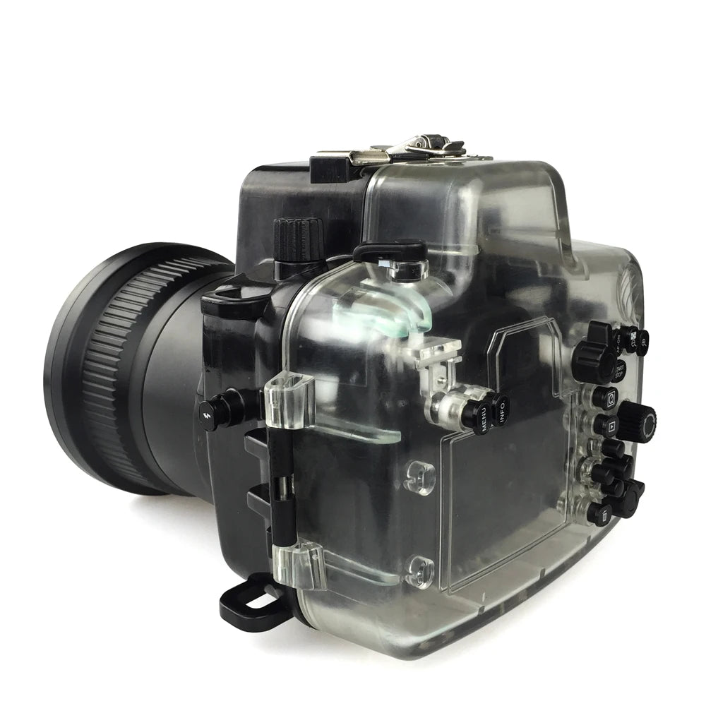 Seafrogs For Canon 80D 18-135mm Frofessinal Waterproof Case Underwater Diving Photography Sport Camera Housing Accessories Cover