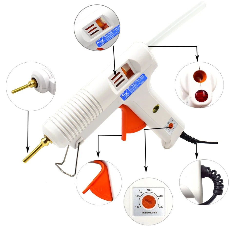 150W EU Plug Hot Melt Glue Gun