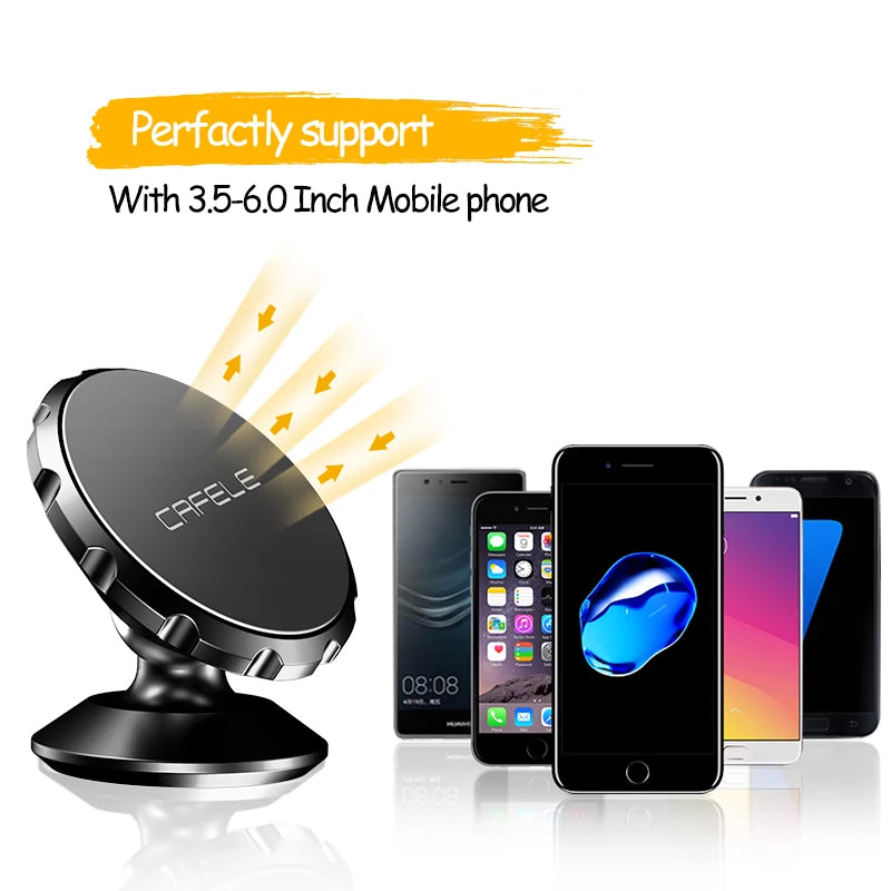 Magnetic Car Phone Holder for Smartphone and GPS