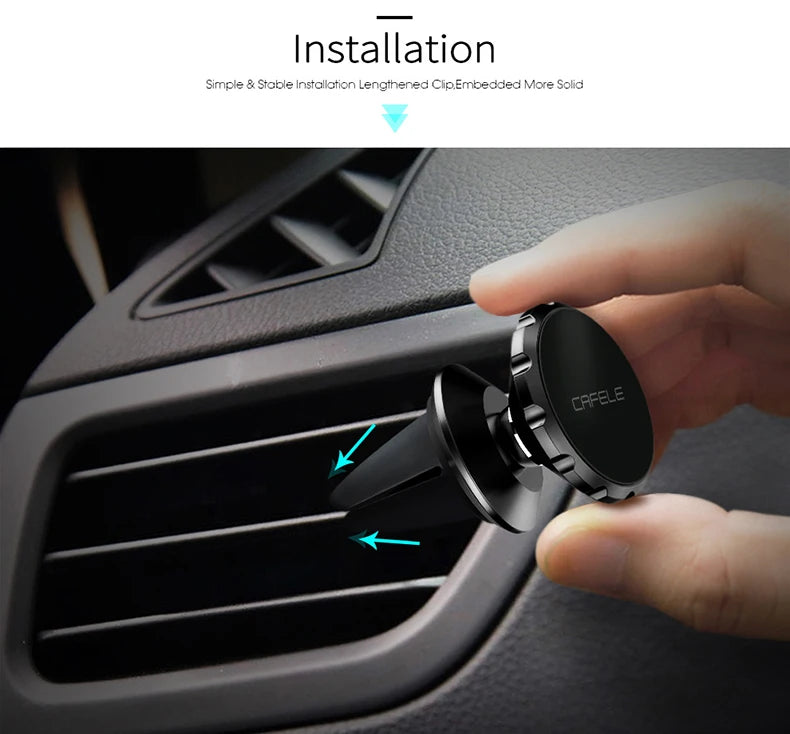 Magnetic Car Phone Holder for Smartphone and GPS