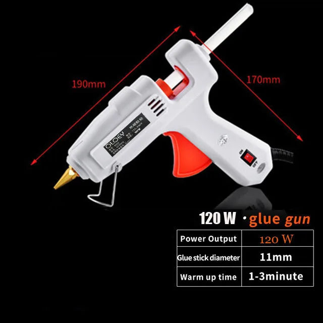 Industrial Electric Silicone Glue Guns with a thermo glue stick & repair heat tools