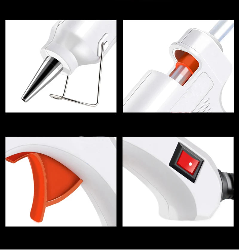Industrial Electric Silicone Glue Guns with a thermo glue stick & repair heat tools