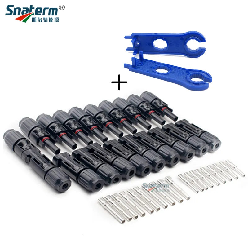 Solar Panel Connector Set with Spanner