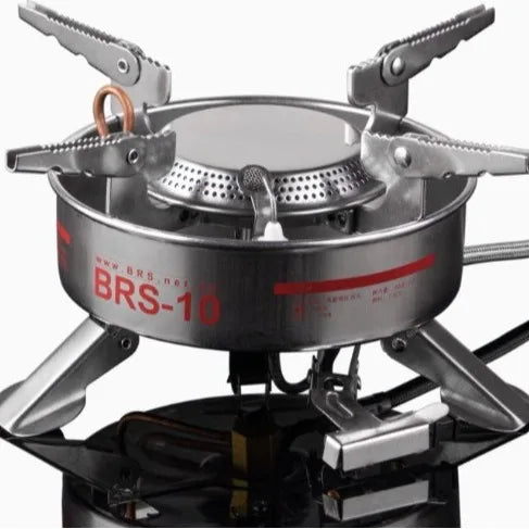 Source Factory Large Fierce BRS-10 Stove by Brother Jie Deng Manual Application Steel Material Butane Fuel
