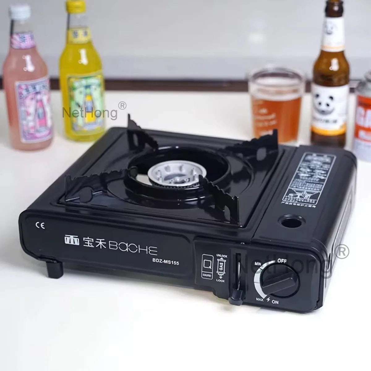 Portable Camping Gas Stove Single Burner Cooker BBQ Outdoor Heater Gas Camping~