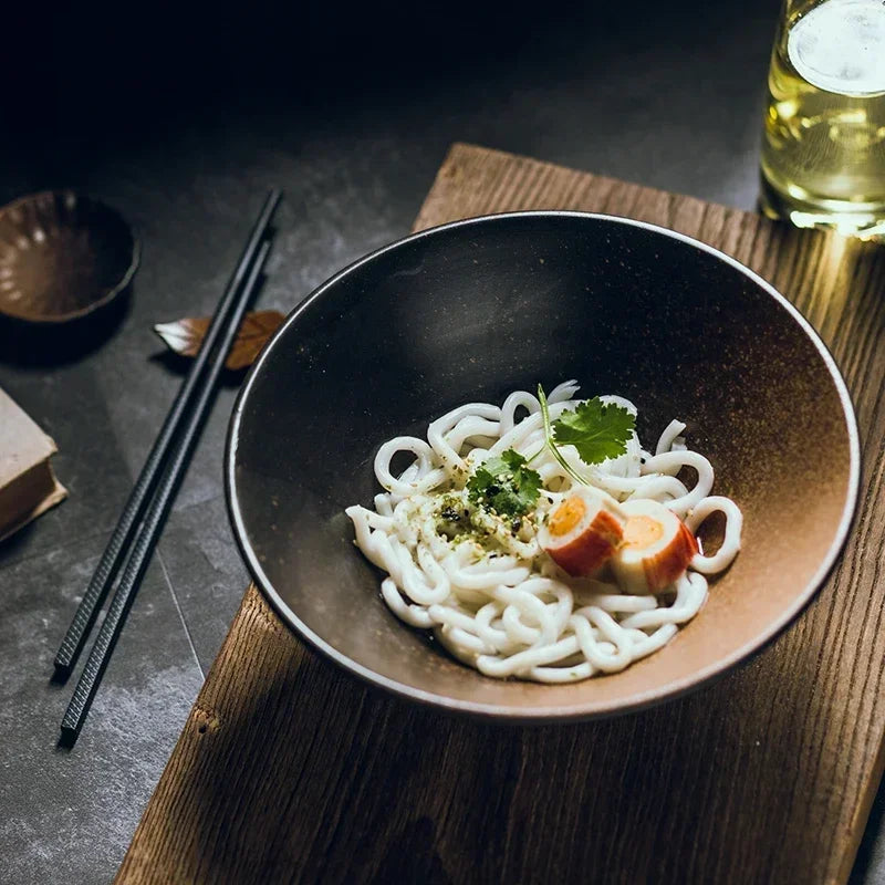 Bamboo Hat Ceramic Bowl Set