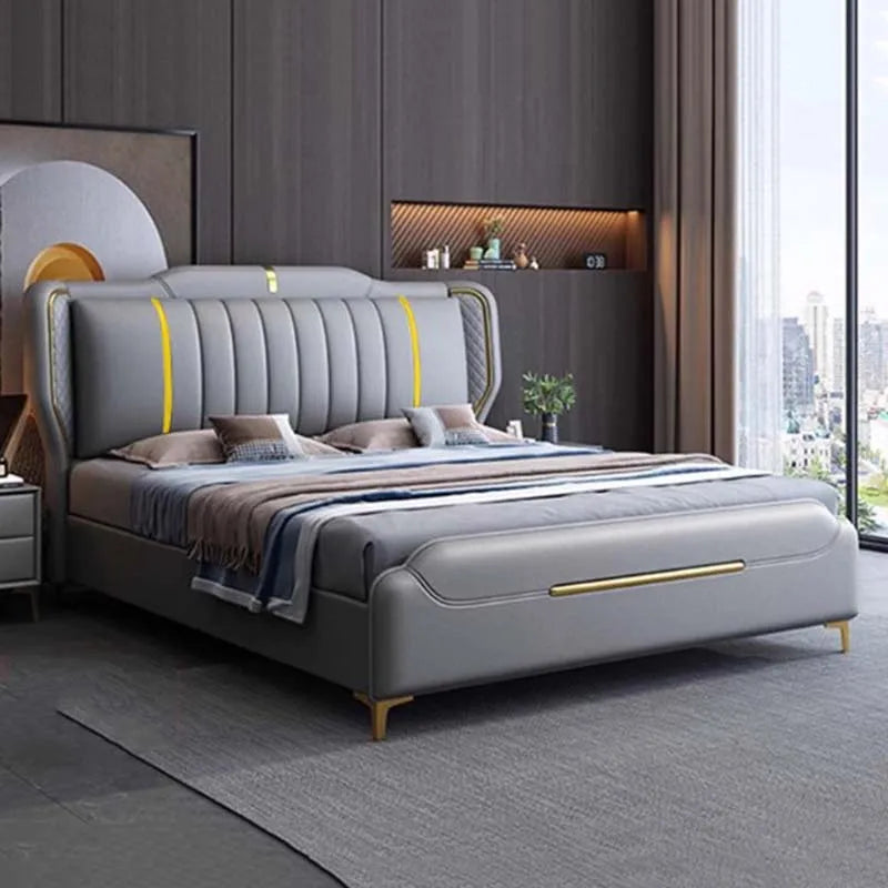 Luxury Multifunctional King Size Bedroom Bed