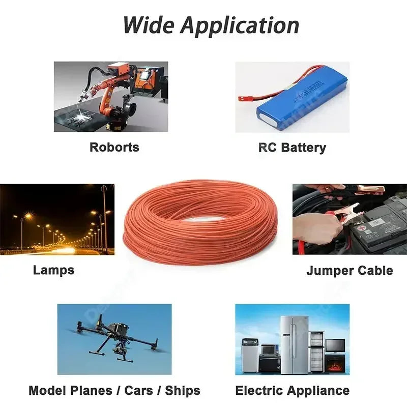 Flexible Heat-Resistant Various AWG Sizes Silicone Wire