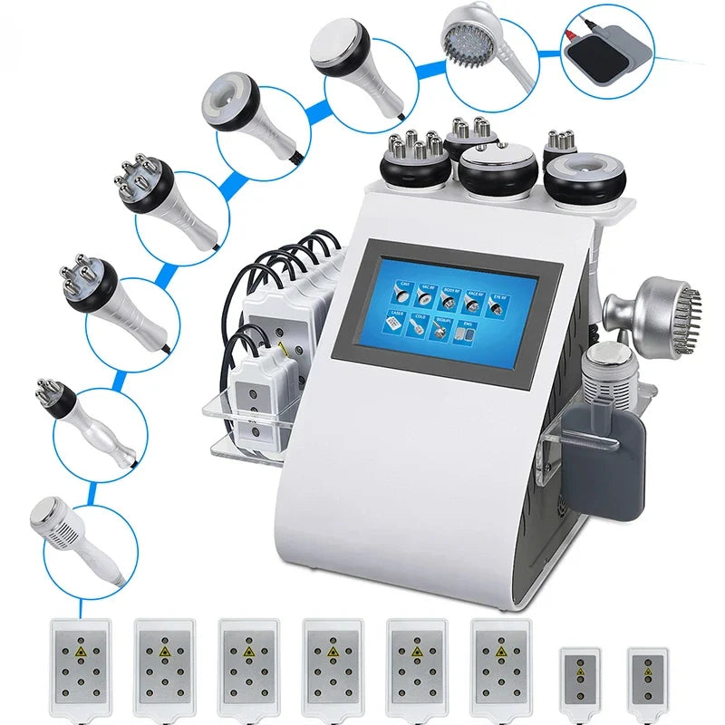 Newest 9-in-1 Lipolaser Cavitation Slimming Machine