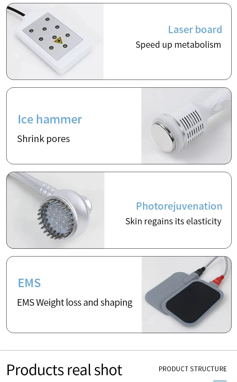 Newest 9-in-1 Lipolaser Cavitation Slimming Machine