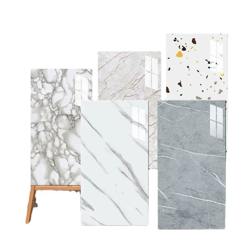 Imitation ceramic tile wall sticker wallpaper self-adhesive bathroom marble sticker self-adhesive background wall wallpaper