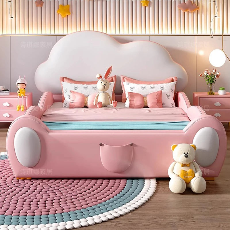 Double Bed Home Princess Bedframe - Children Furniture