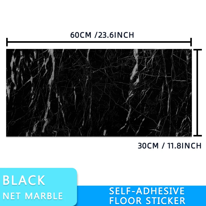 20/pcs PVC Imitation Marble Wall Stickers Self-adhesive Floor Stickers 30*30cm/30*60cm Waterproof living Room Decoration Decals