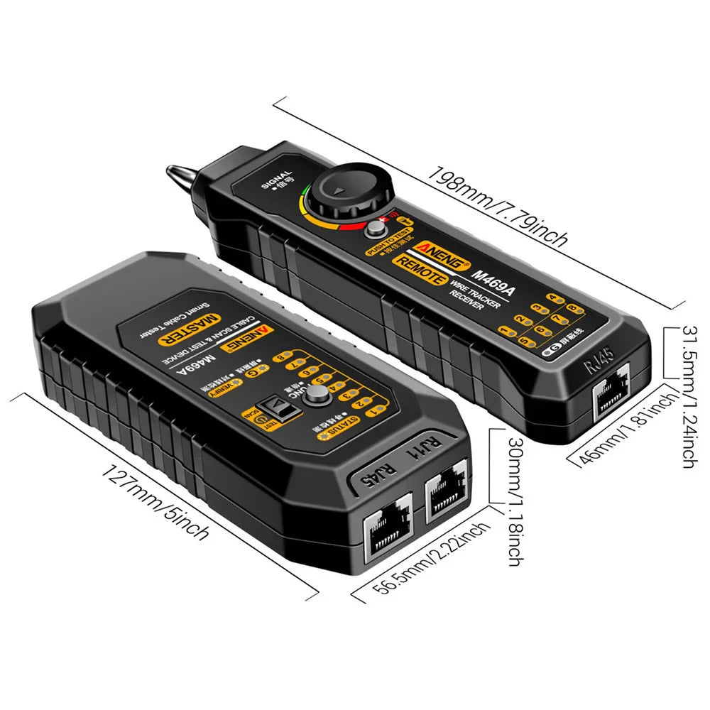 RJ11/RJ45 Multifunctional Line Finder