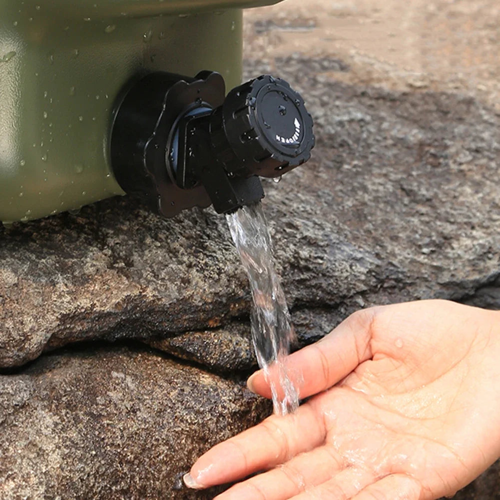 Camping Water Bottle with Detachable Faucet - Food-Grade Car Water Tank