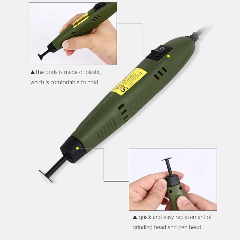 Mini Electric Sander Pen Type Polisher