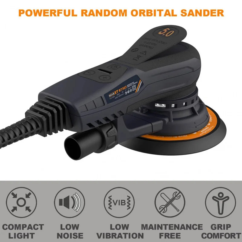 MAXXT 6Inch 150mm Power Sander Electric Orbital Sander
