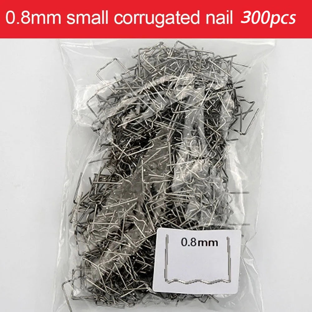 Plastic Welding Tools Car Repair Tool Kit 0.6/0.8mm Welder for Plastic Special Hot Melt Nails 300pcs Machine Supplies Equipment