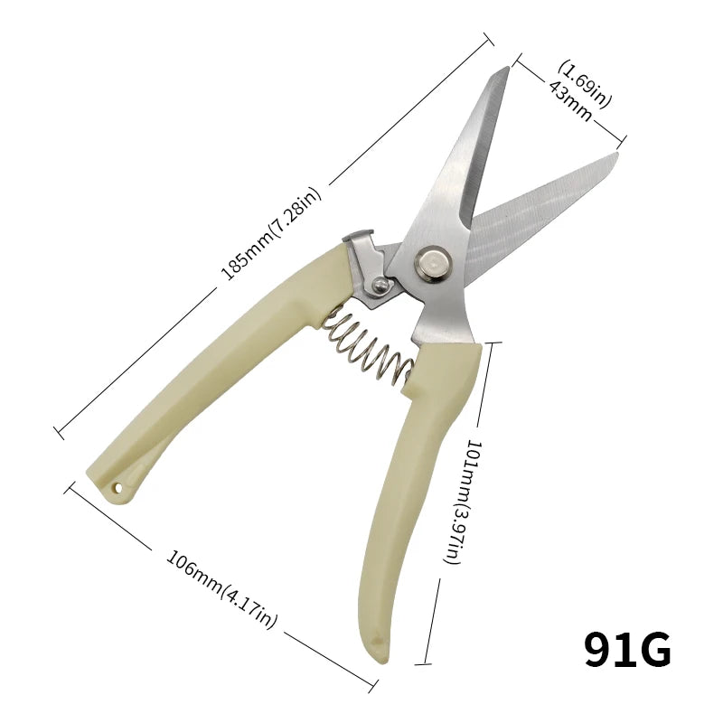 Stainless Steel Pruner Shears for Gardening