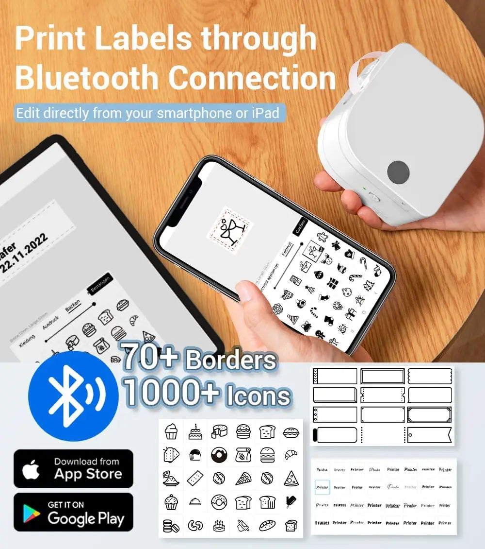 Phomemo P12 Portable Bluetooth Label Maker