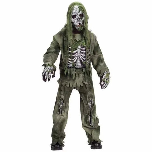 Creations Zombie Costume for Kids Adult Scary Skeleton Living Dead Zombie Costume Monsters Costume for Halloween Spooktacular