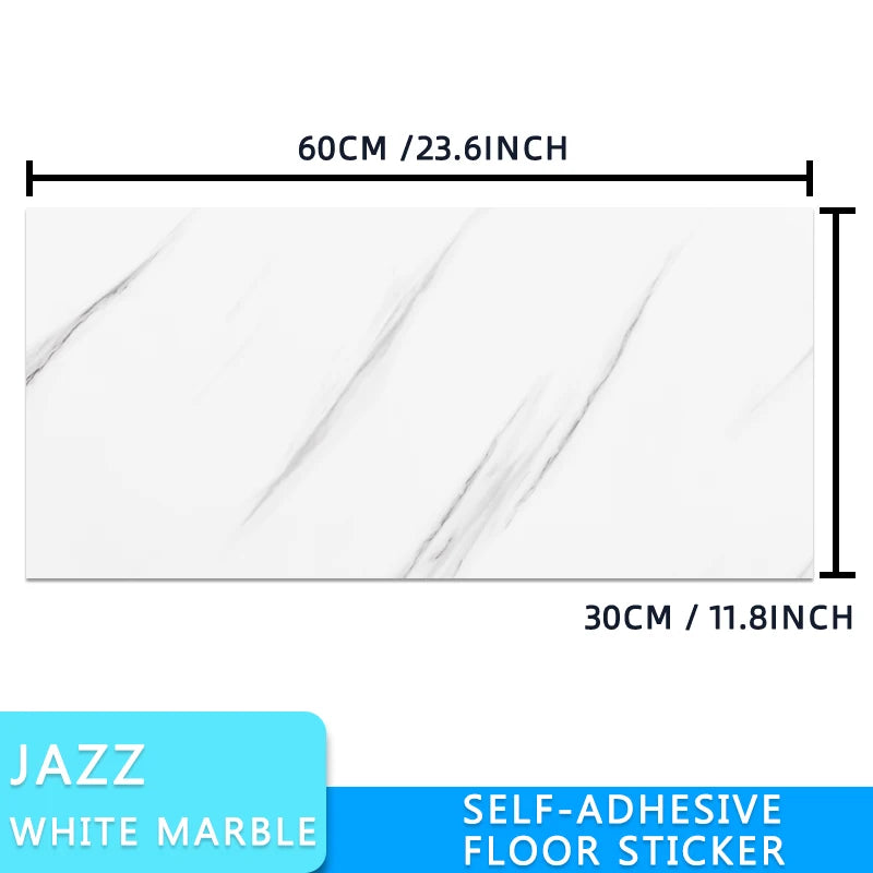 20/pcs PVC Imitation Marble Wall Stickers Self-adhesive Floor Stickers 30*30cm/30*60cm Waterproof living Room Decoration Decals