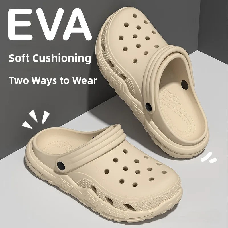 Women's Thi Bot Sandals 2024 Summer Outdoor Anti-slip Soft Bot No Smell Beach Couple Cool Slippers Men's EVA Material