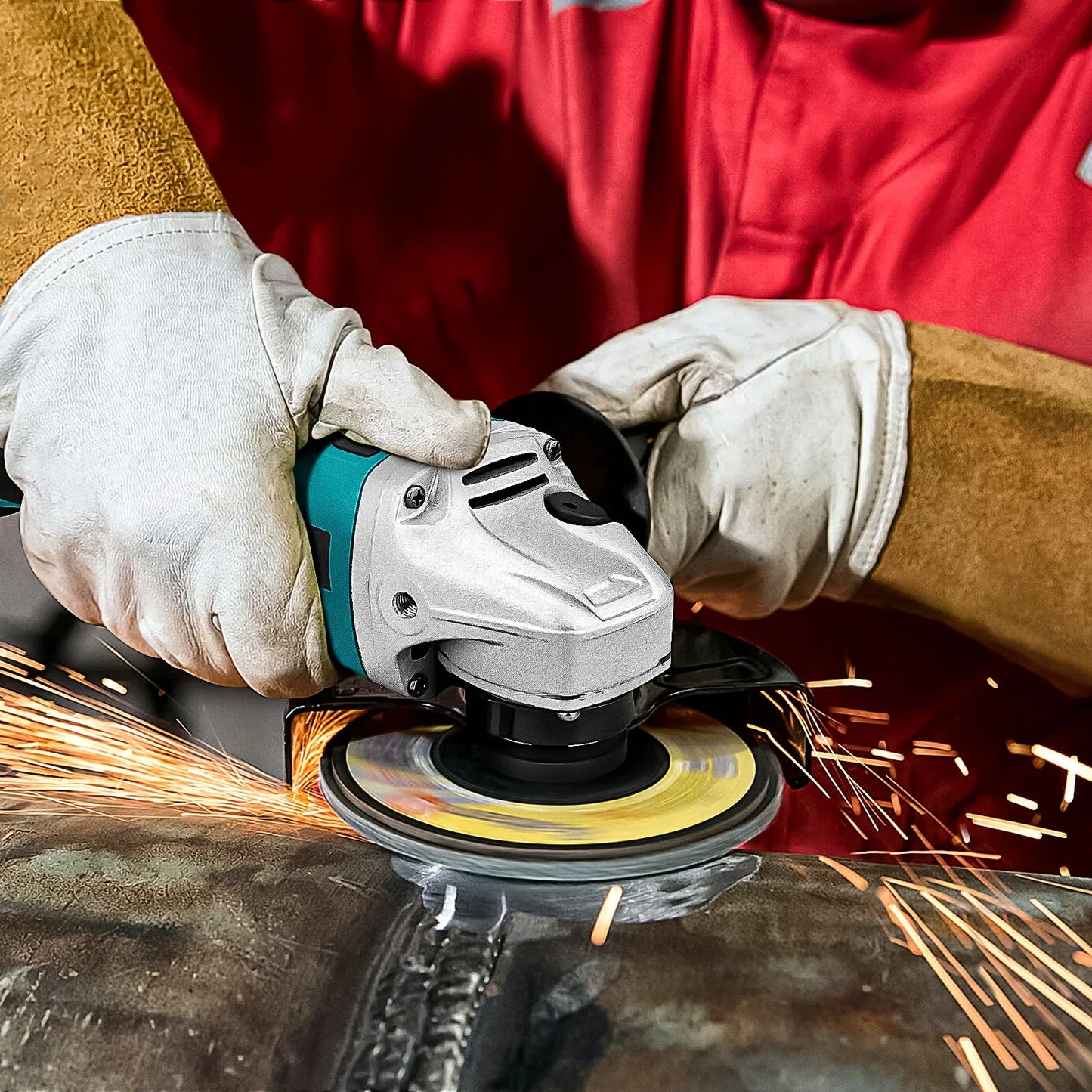 125mm M14 Brushless Electric Angle Grinder for Makita 18V Battery