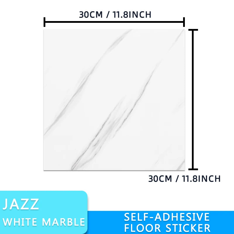 20/pcs PVC Imitation Marble Wall Stickers Self-adhesive Floor Stickers 30*30cm/30*60cm Waterproof living Room Decoration Decals