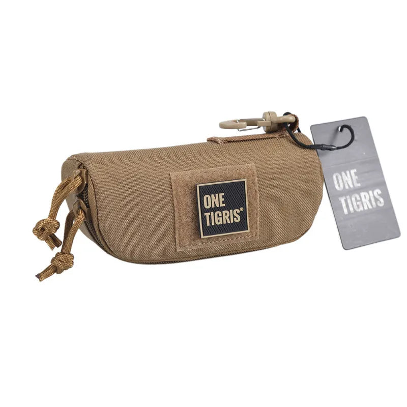 ONETIGRIS Tactical Molle Glasses Case Outdoor Hunting Portable Sunglasses Eyewear Shockproof Protective Goggles Storage Box