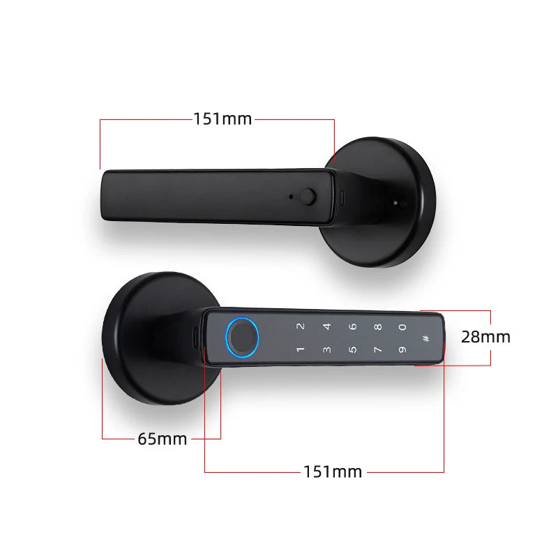 Tuya Smart Fingerprint Door Lock - Secure Keyless Entry
